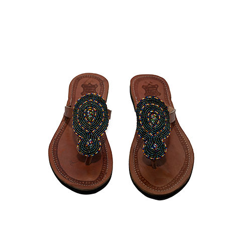 Brown Leather Sandals"