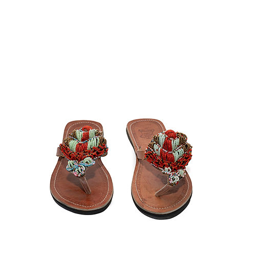 Brown Leather Sandals"