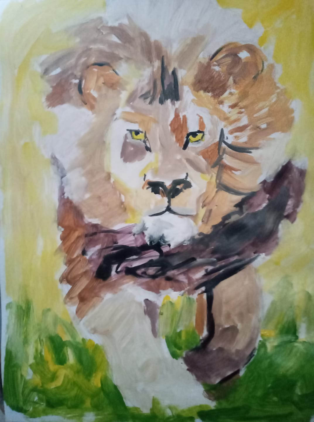 King of the Jungle Painting"