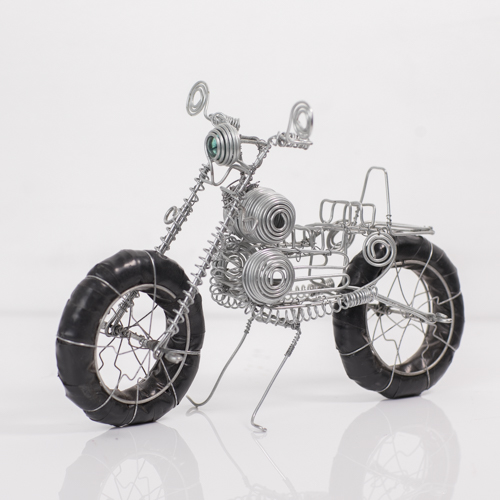Wired Motor-cycle Artwork"