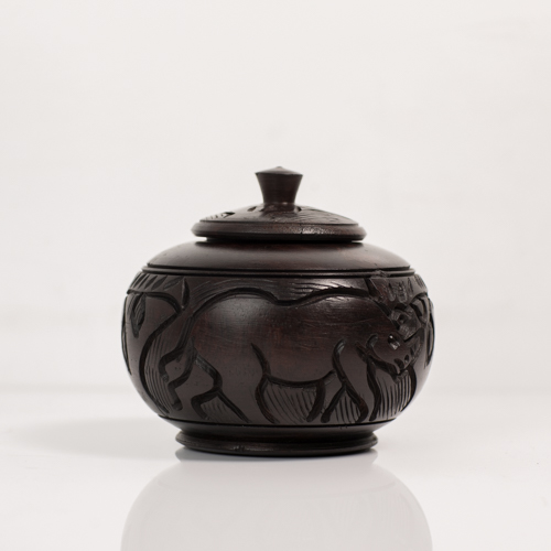 Mahogany Sugar Dish"