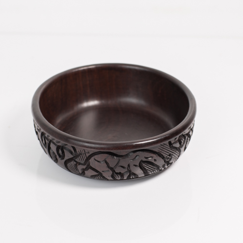 Mahogany Peanut Bowl