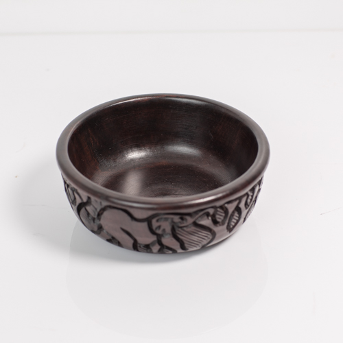 Mahogany Peanut Bowl