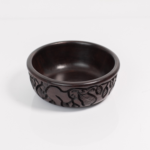 Mahogany Peanut Bowl