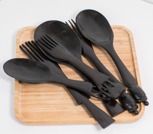 Mahogany Salad serving spoon