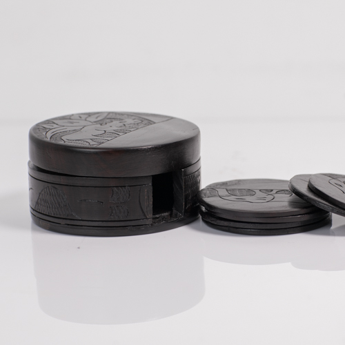 Mahogany Table Coasters"